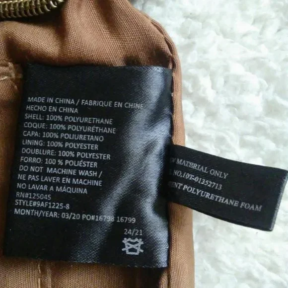 STONE MOUNTAIN USA Brown Embossed Crossbody Purse - Picture 11 of 12